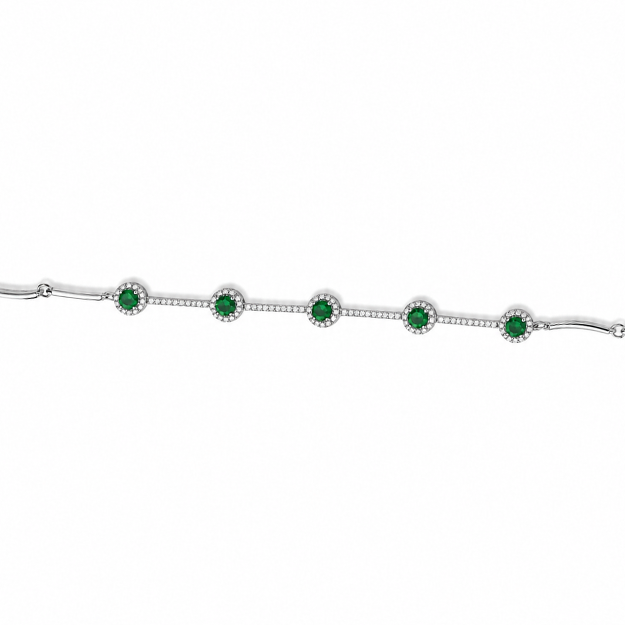 Pulseira Redonda Zircônia
