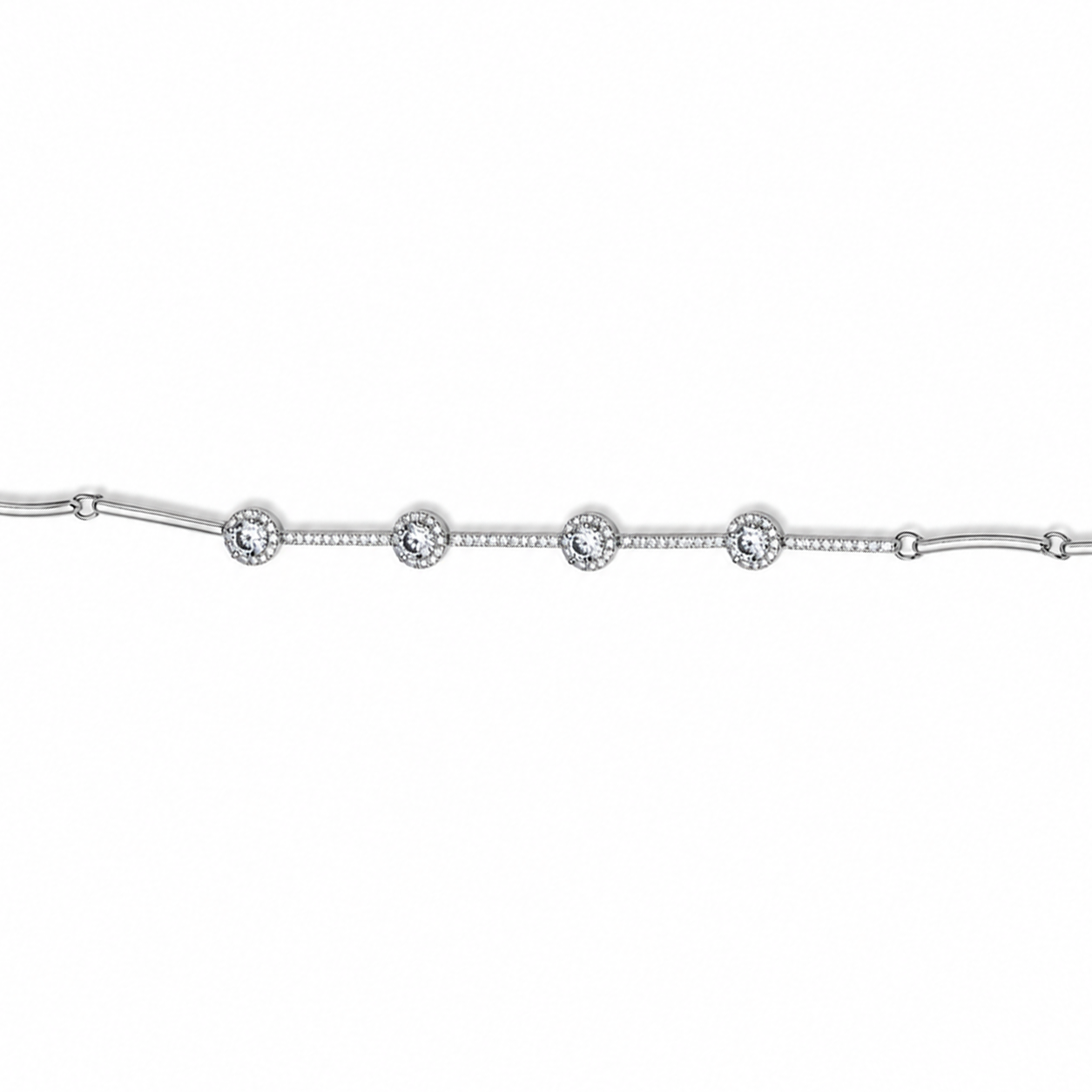Pulseira Redonda Zircônia