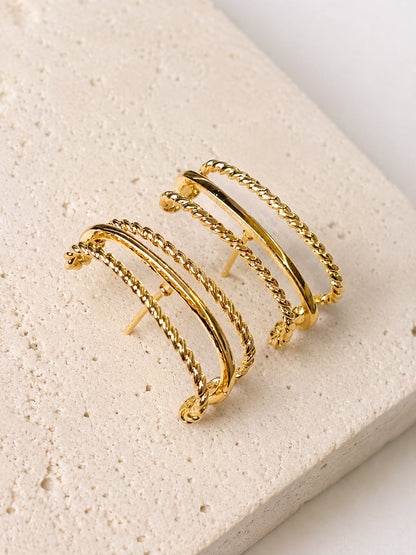 Brinco Earcuff Torcido